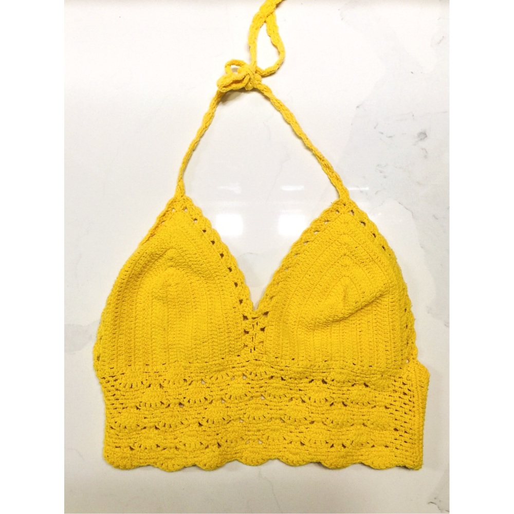 Crochet crop top🌿